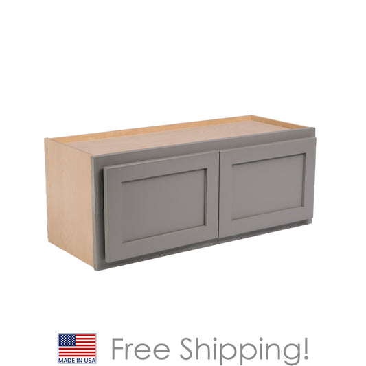 Quicklock RTA (Ready-to-Assemble) Magnetic Grey 36"Wx12"Hx12"D Wall Refrigerator