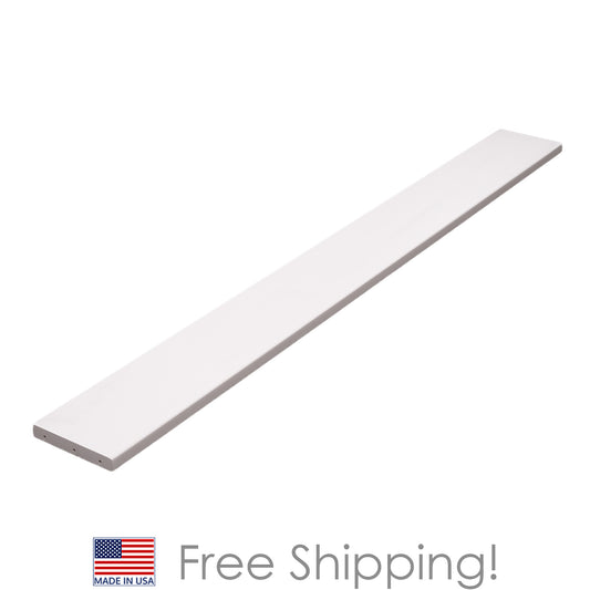 Quicklock RTA (Ready-to-Assemble) Pure White .75"X5"X48" Valance