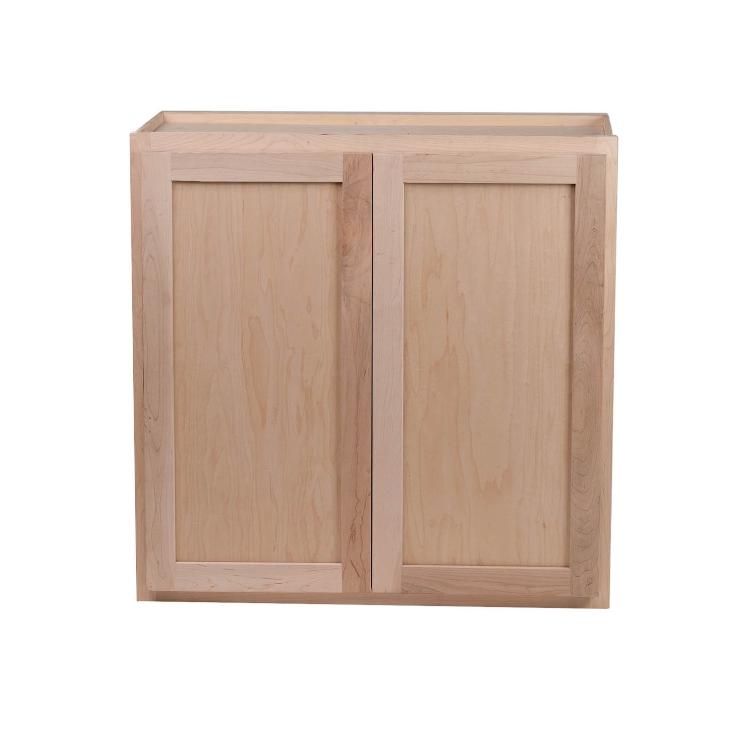 Quicklock RTA - Winding River Collection - Raw Maple 36"Wx30"Hx12"D Wall Cabinet
