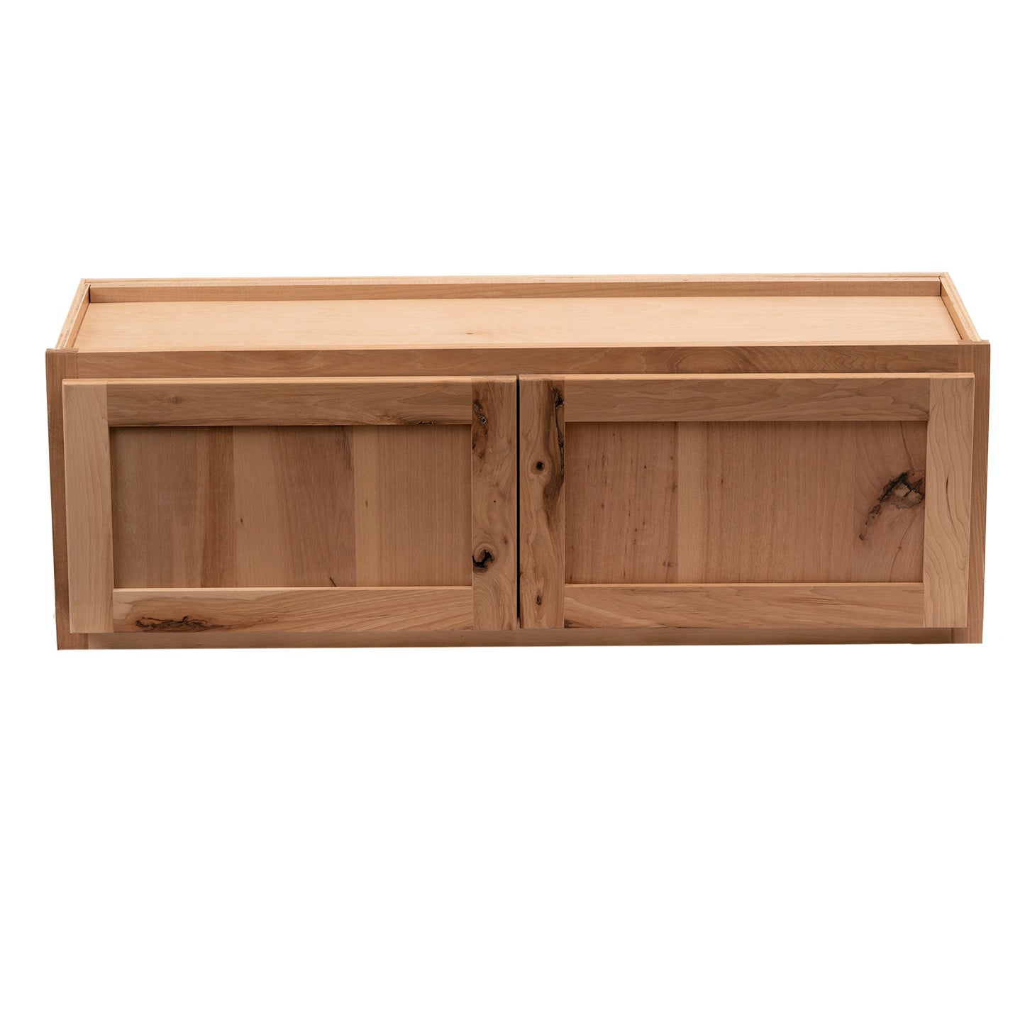 Quicklock RTA - Winding River Collection - Raw Hickory 30"Wx12"Hx12"D Microwave Wall cabinet