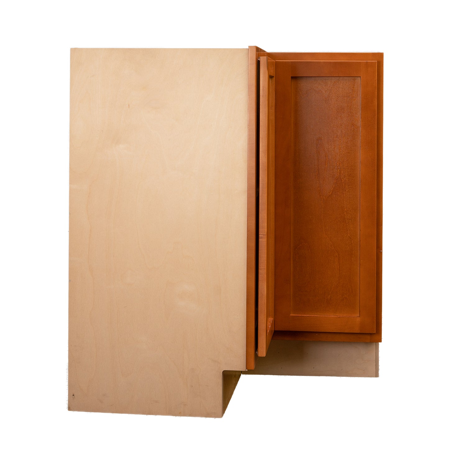 Quicklock RTA (Ready-to-Assemble) Provincial Stain Lazy Susan Cabinet | 18"D x 30" W x 34.5"
