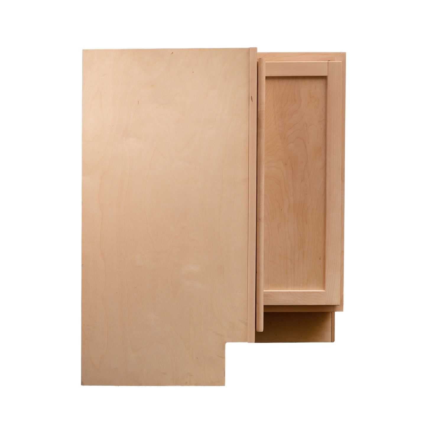 Quicklock RTA (Ready-to-Assemble) Raw Maple Lazy Susan Cabinet | 18"D x 30" W x 34.5"