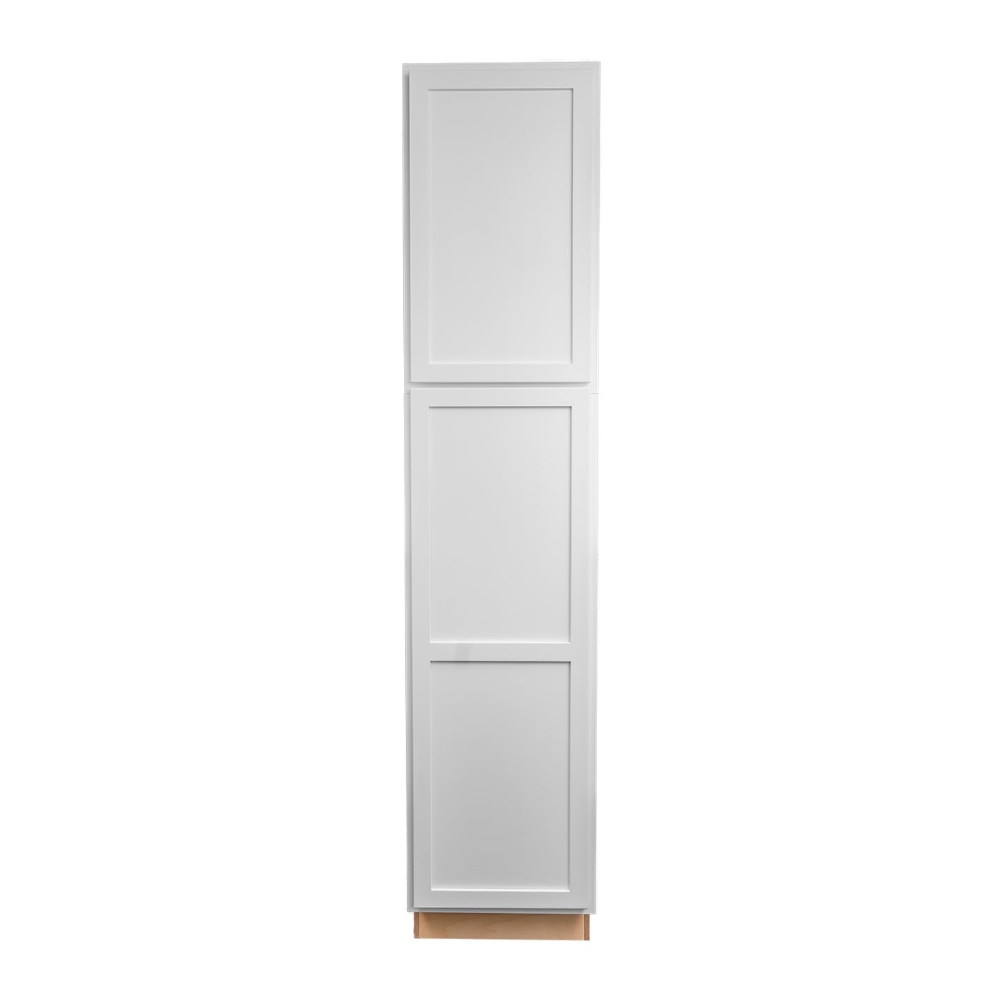 Quicklock RTA (Ready-to-Assemble) Pure White Pantry Cabinet 18"Wx84"Hx24"D